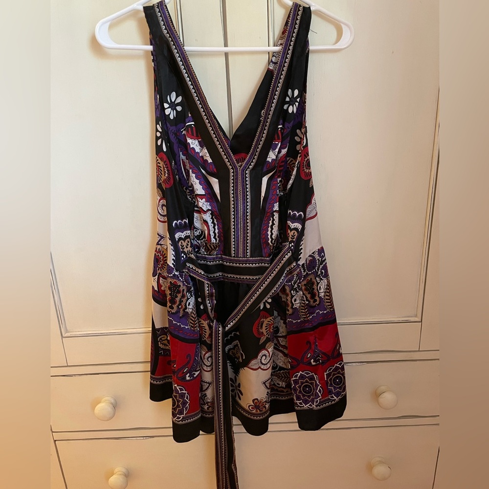 Satin Paisley Blouse Lane Bryant 20